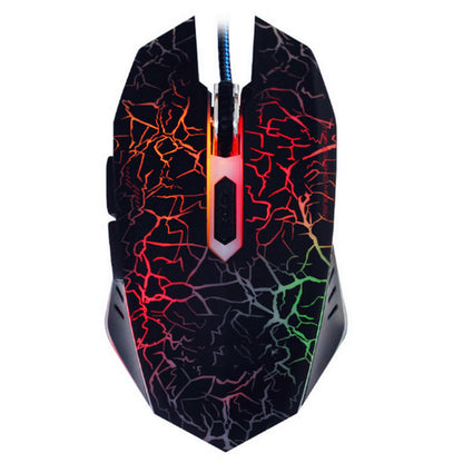 J10 tricolor backlight wired gaming keyboard set colorful luminous gaming mouse